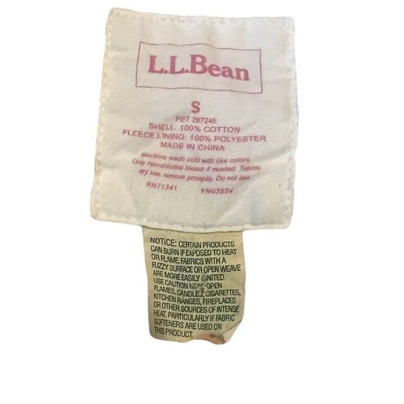 L.L. Bean pink Sherpa lined plaid shirt - Picture 3 of 8